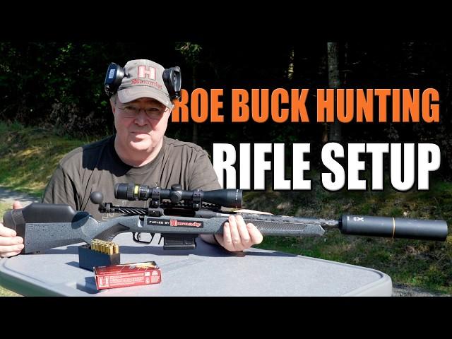 ROE BUCK HUNTING - My rifle setup for 2024 - Savage 110 - Trijicon AccuPoint - Stalon - Hornady SST