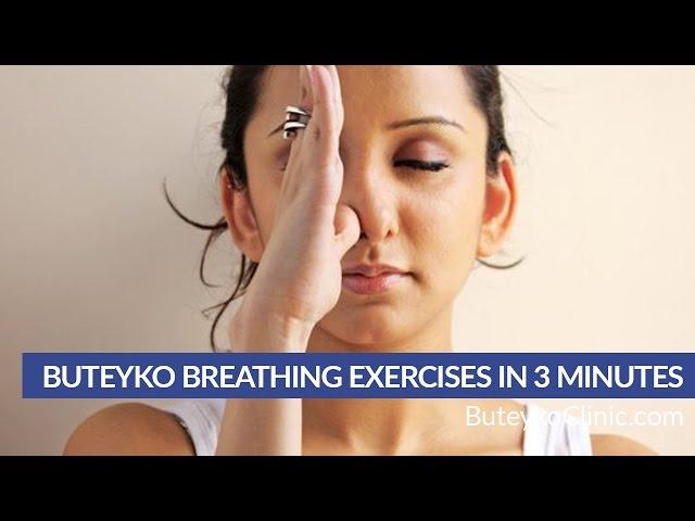 Buteyko Breathing Exercises in 3 minutes by Patrick McKeown