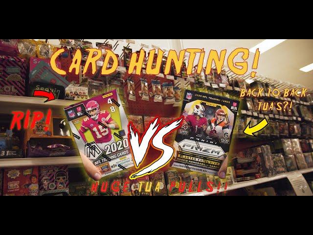 WENT TO TARGET STORES SEARCHING FOR PRIZM FOOTBALL | MOSAIC VS 2020 PRIZM | GIVEAWAY!! | VLOG & RIP!