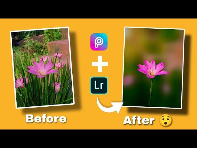 Mobile Photography | background blur | PicsArt Photo Editing | Lightroom Photo Editing