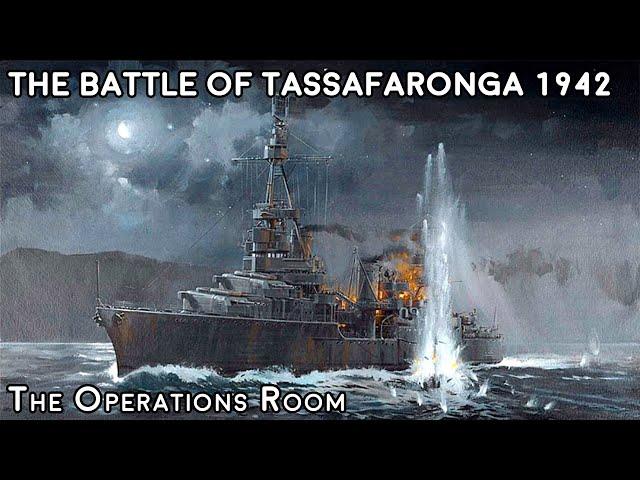 The Battle of Tassafaronga 1942 - US Heavy Cruisers chase down the Japanese Destroyers - Animated