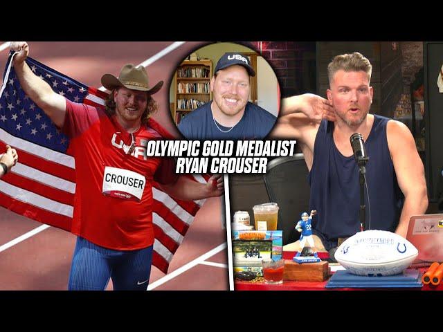 Olympic Gold Medalist Ryan Crouser Teaches Pat McAfee The Intricacies Of Shot Put