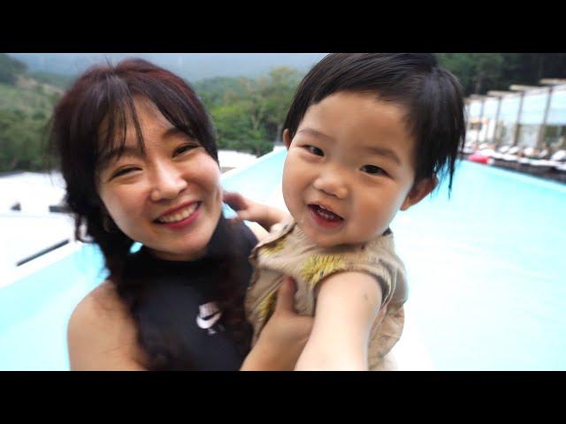 물속성 가족이 인피니티풀, 자쿠지가 있는 풀빌라에 간다면? ep.고침없이 패밀리17