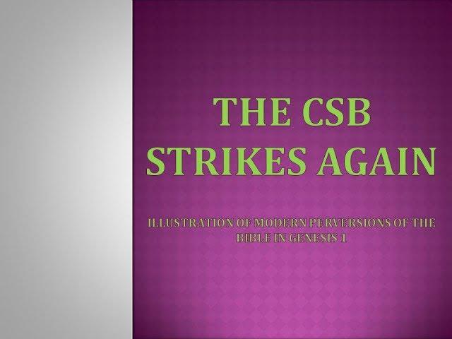 The CSB Strikes Again