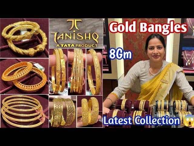 Beautiful Tanishq 22kt Gold Daily with Party Wear Bangles Designs With Price & Wt #tanishqjewellery