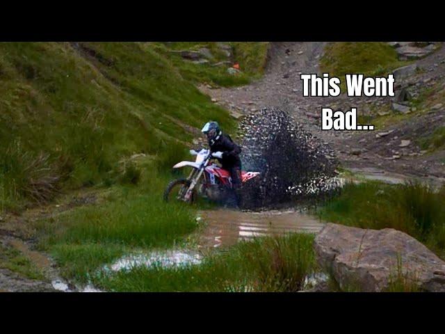 He Got Stuck BAD – Enduro Tech Climbs, Bog Trouble & Fails at Cowm