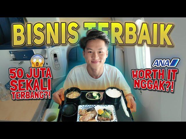 ENAK BANGET⁉️ Makanan Jepang MEWAH di 38.000 kaki Naik ANA BUSINESS CLASS Terbaru ke Jakarta️