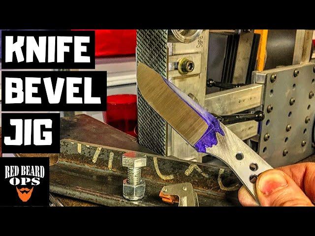 Simple Knife Making Bevel Jig - Easy to Make... Yet Solid!