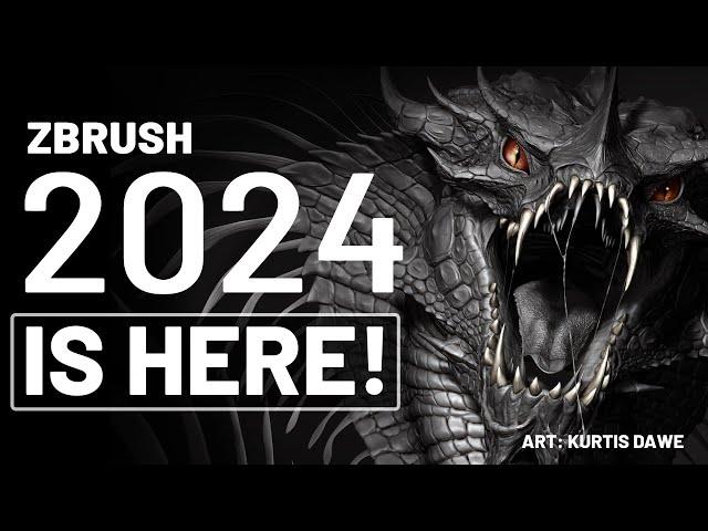 Zbrush 2024 Now Here - All New Features In 2 Mins!