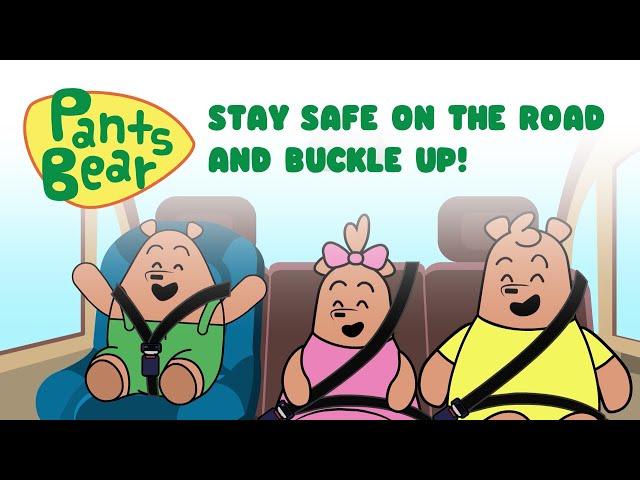 Stays safe on the road | Buckle Up Bear | Volkswagen x Pants Bear |Educational Story | #PantsBear