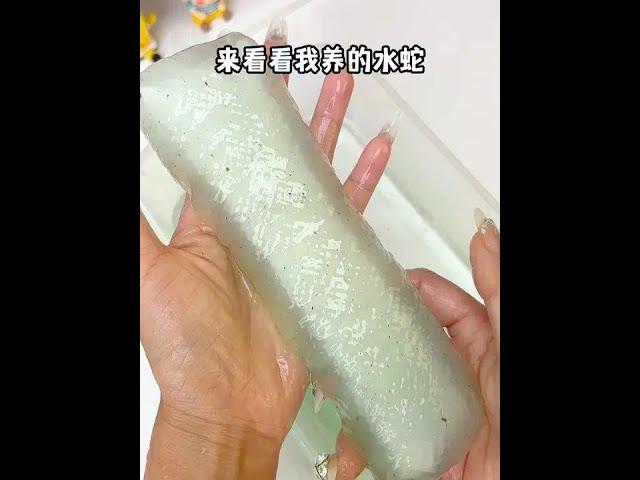 The follow-up of ”snake-shaped ice bag” to be used as a史莱姆 (slime) has been produced. It is not ant