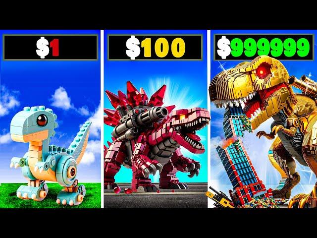 $1 to $1,000,000 Lego Dinosaurs in GTA 5 RP