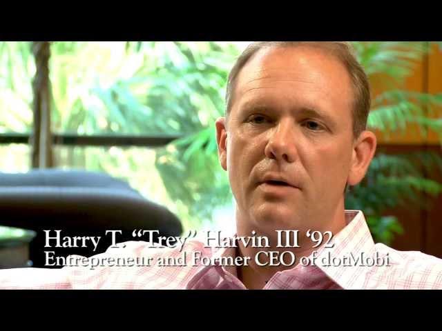 Alumni Profile: Harry T. "Trey" Harvin III, Former CEO of dotMobi