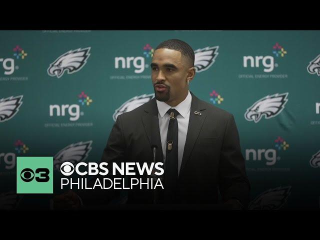 QB Jalen Hurts press conference after Philadelphia Eagles victory over Dallas Cowboys