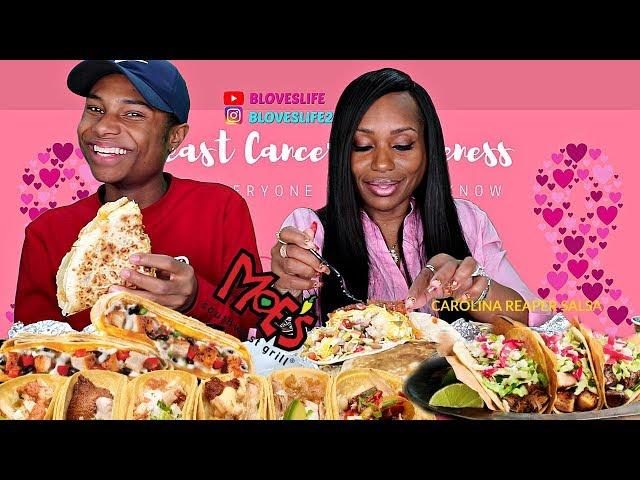 Moe's Southwest Grill - Mukbang @ 5:27 Convo @ 13:49