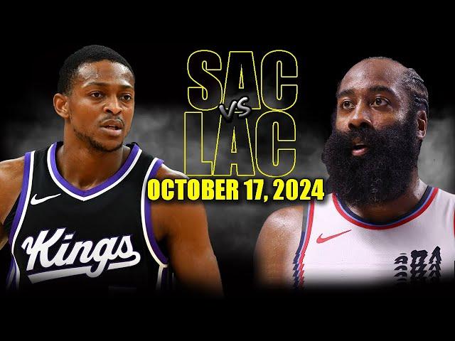 Los Angeles Clippers vs Sacramento Kings Full Game Highlights - October 17  | 2024-25 NBA Pre Season