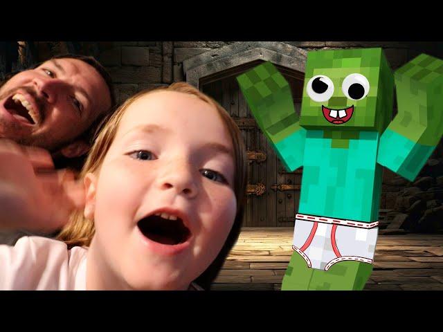 UNDERWEAR ZOMBiES in MiNECRAFT?!!  Niko & Friends team up to battle Baby Minecraft SPOOKY MONSTERS!!