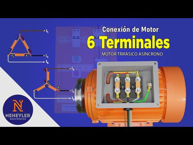 Connection of Three-Phase Asynchronous Motor with 6 Terminals in a Direct Start