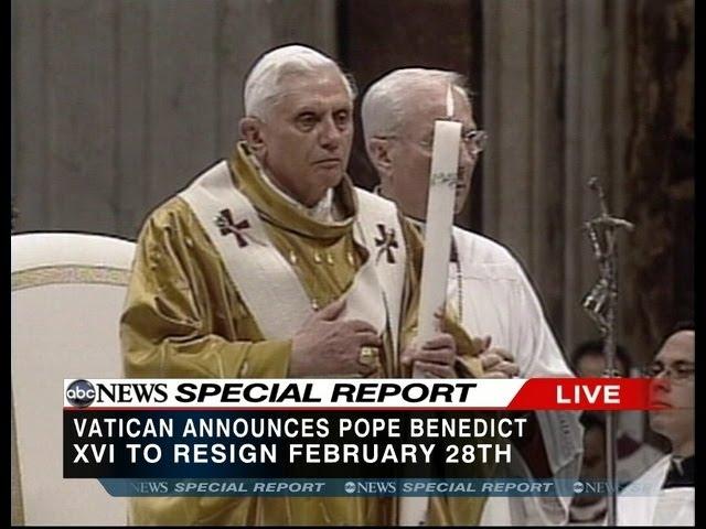 Pope Benedict XVI to Resign, Vatican Says