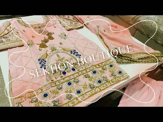 Handwork Suit || Ready By SEKHON BOUTIQUE #boutique #wedding #fashion