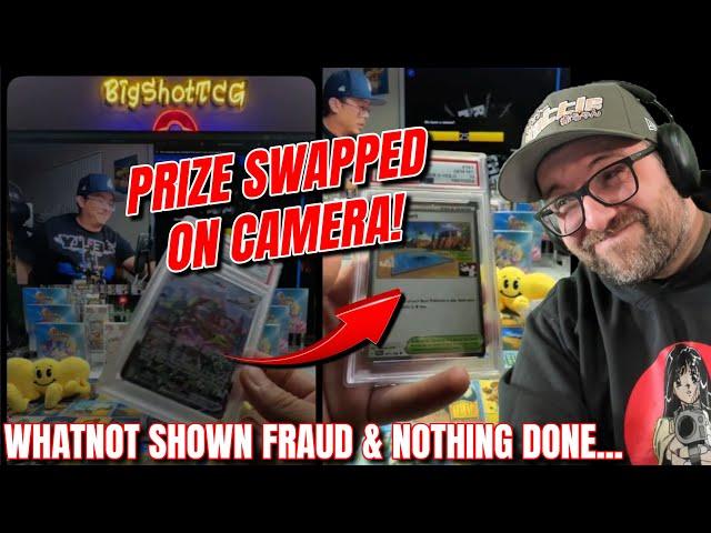 Whatnot SCAMMER Breaks Gambling Laws & Swaps Alt Art Rayquaza Prize
