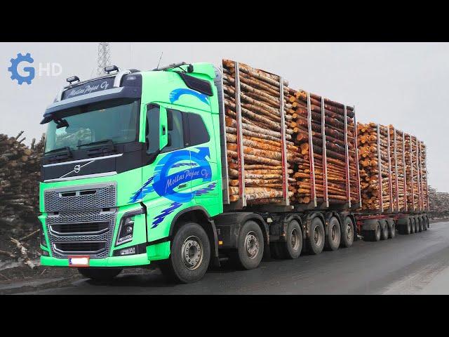 The Most Incredible Nordic Trucks You Have To See 2 ▶ The World's Biggest Timber Truck