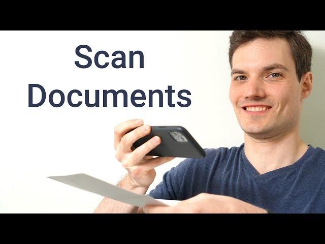 How to Scan a Document to your Phone