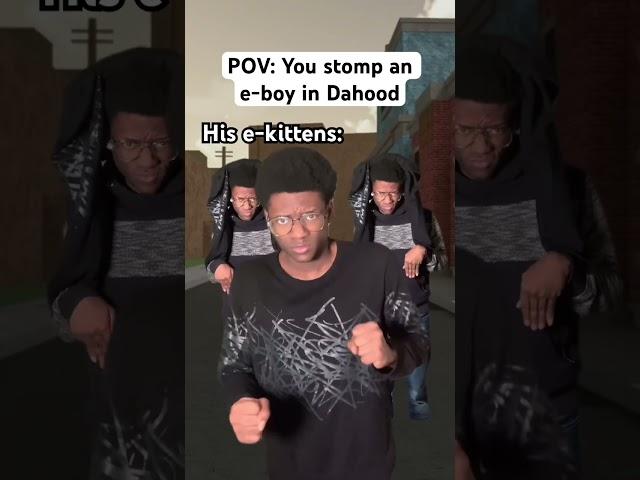 When you stomp an e-boy in Dahood #dahood #roblox #robloxshorts #dahoodian #robloxmemes