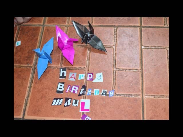 Happy BIrthday Maulana! Stop Motion Video