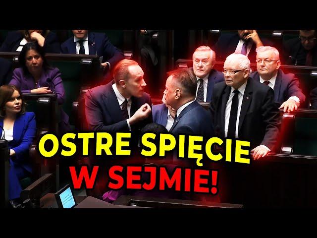 Ostre spięcie między posłami PiS i Konfederacji w Sejmie. Kaczyński aż wstał z miejsca