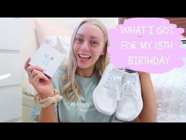 18th Birthday Haul - what did I get?! | Ellie Kate