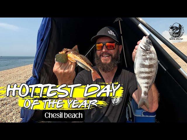 Chesil Beach | Hottest Day Of The Year, Fishing In The Sunshine 