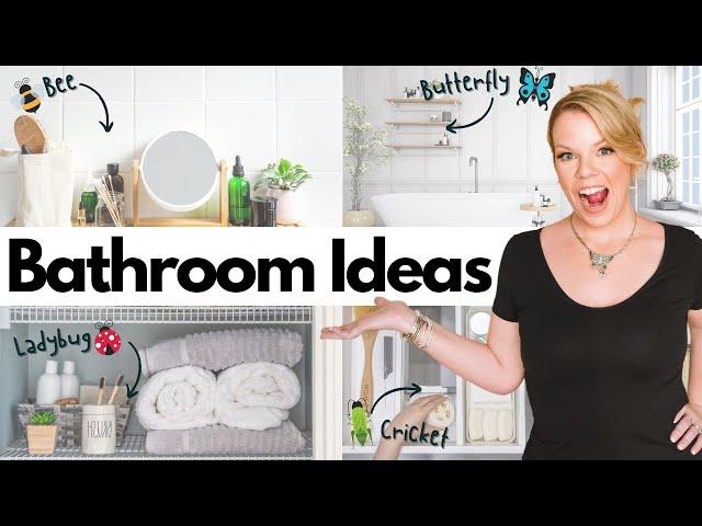 GENIUS Bathroom Organizing Ideas For EVERY Organizing Style     