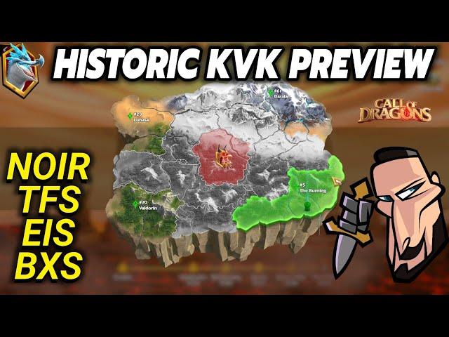 call of dragons - BIGGEST KVK PREVIEW | TFS NOIR vs EIS BXS season of strife