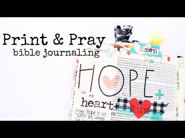 Print & Pray Shop Bible Journaling | Advent Heart