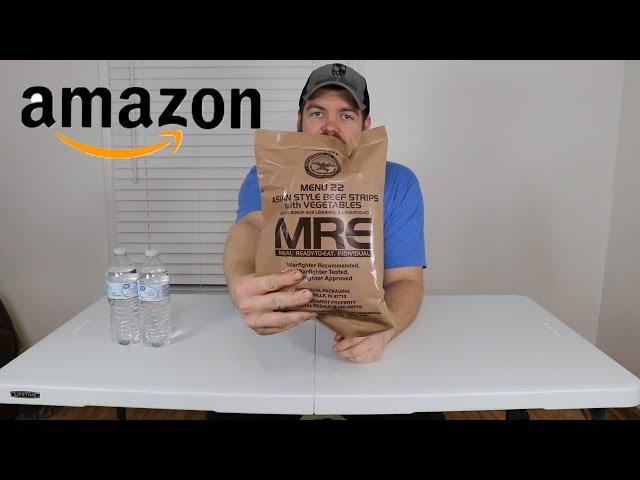 Whats Inside Of A Military MRE from AMAZON?