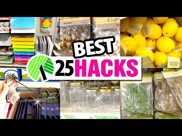 25 *BEST* Dollar Store HACKS and gems 2024! (+organization you wish you knew!)