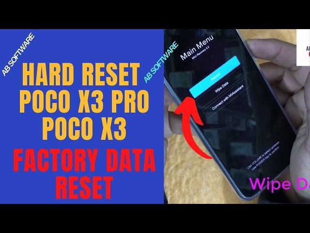 hard reset poco x3 pro poco x3 remove pattern & password factory data reset all phone poco