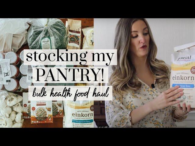 HEALTHY BULK GROCERY HAUL Family of 5 | Azure Standard | Becca Bristow MA, RD, LDN