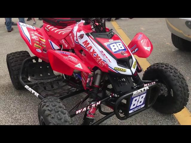 Joel Hetrick Honda TRx450R Atv Motocross Race Quad Daytona Walk Around 2019