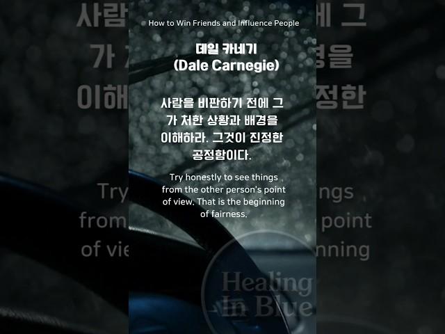 비판에 대한 카네기의 문장 #명언 #삶의지혜 #긍정적마인드 #카네기