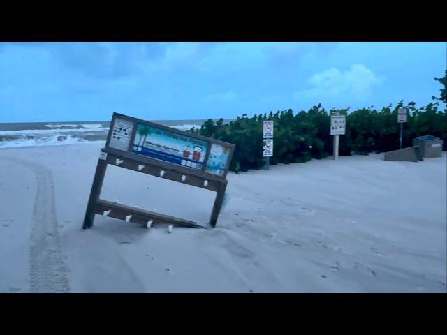 Vanderbilt Beach Park, The Morning After Hurricane Helene | North Naples, Florida (09/27/24)