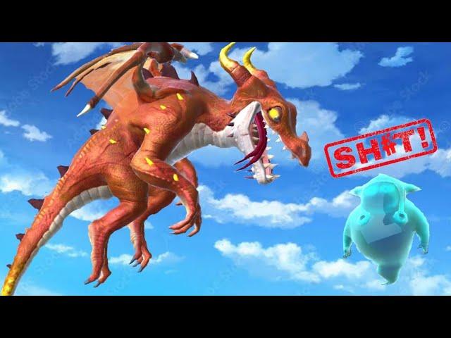 Unlocking big dragons, in Hungry Dragon World || Gameplay ( Android and iOS ).