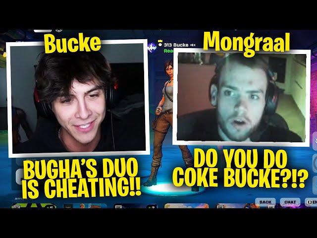 BuckeFPS *DUOS* with Mongraal and LEAKS every PRO who CHEATS in FORTNITE COMPETITIVE!