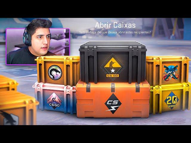 foi muito caro, mas eu fiz... Abri TODAS AS CAIXAS JÁ LANÇADAS na HISTÓRIA do CS:GO / CS 2