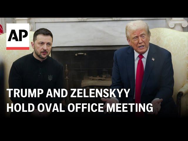 Trump and Zelenskyy hold Oval Office meeting