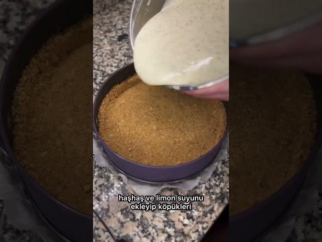 MASTERCHEF ALPER ÖZTAMUR'DAN LİMONLU HAŞHAŞLI CHEESECAKE TARİFİ
