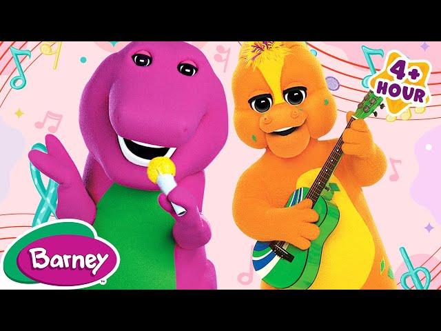 Making Music with Barney | NEW COMPILATION | Barney the Dinosaur