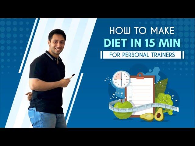 How to make diet chart in 15 minutes | weight loss diet plan in India