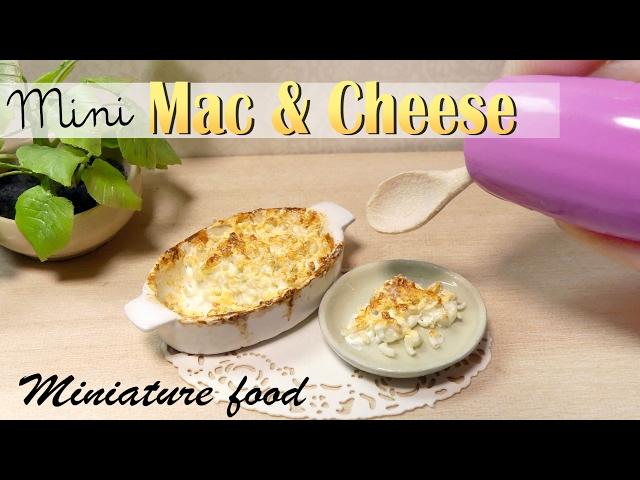 How To Mac And Cheese Tutorial // DIY Miniature Food // sugarcharmshop